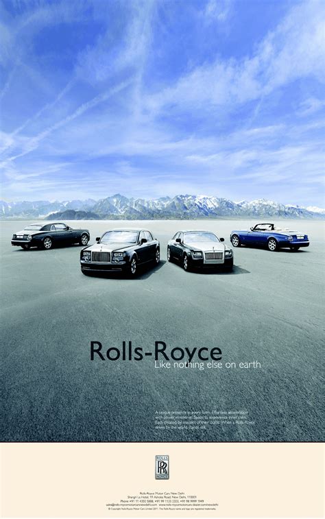 rolls royce adverts.